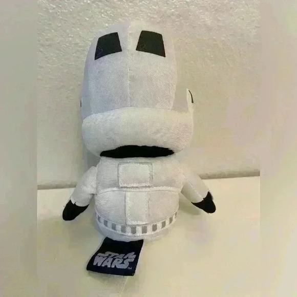 Star Wars Stormtrooper Plush Stuffed Toy Comic Images Disney  Big Head Size 7” - Picture 3 of 7